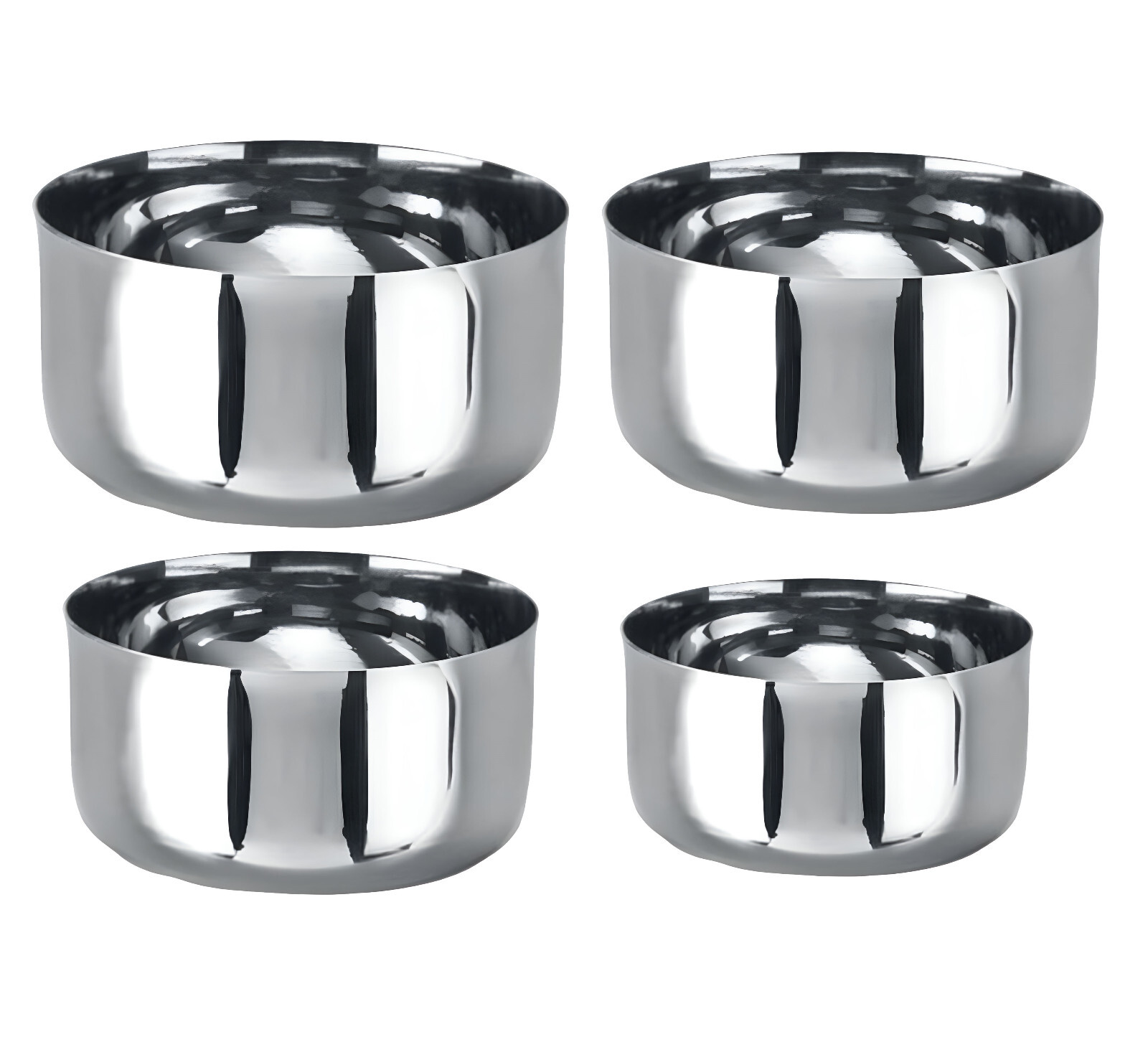 Cuencos Katori de acero inoxidable usados para chutney/yogures/postre/religiosos