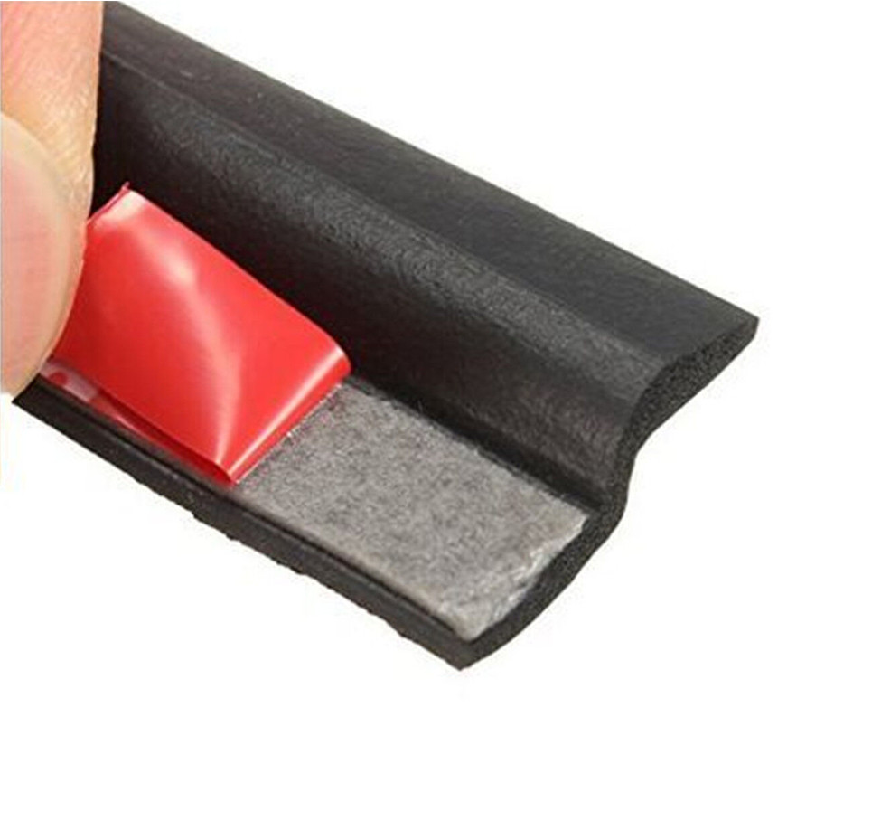 4M Z Shape Car Door Window Waterproof Rubber Seal Weather Strip Self Adhesive US