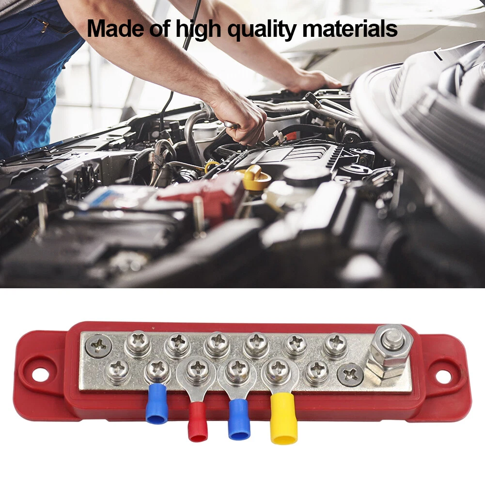 Automotive battery terminal clearance block