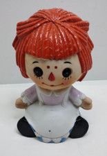 Raggedy Ann Night Light Globe Ceramic Figurine