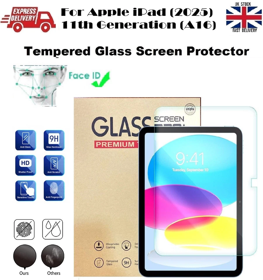 Apple iPad 11" A16 11th Generation Ultra Responsive Thin Screen Saver Film 2025