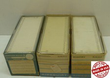 Lot 3 Vintage ARGUS/AIREQUIPT 35mm 36 Slide Changer Tray Magazines w/ 108 Slides