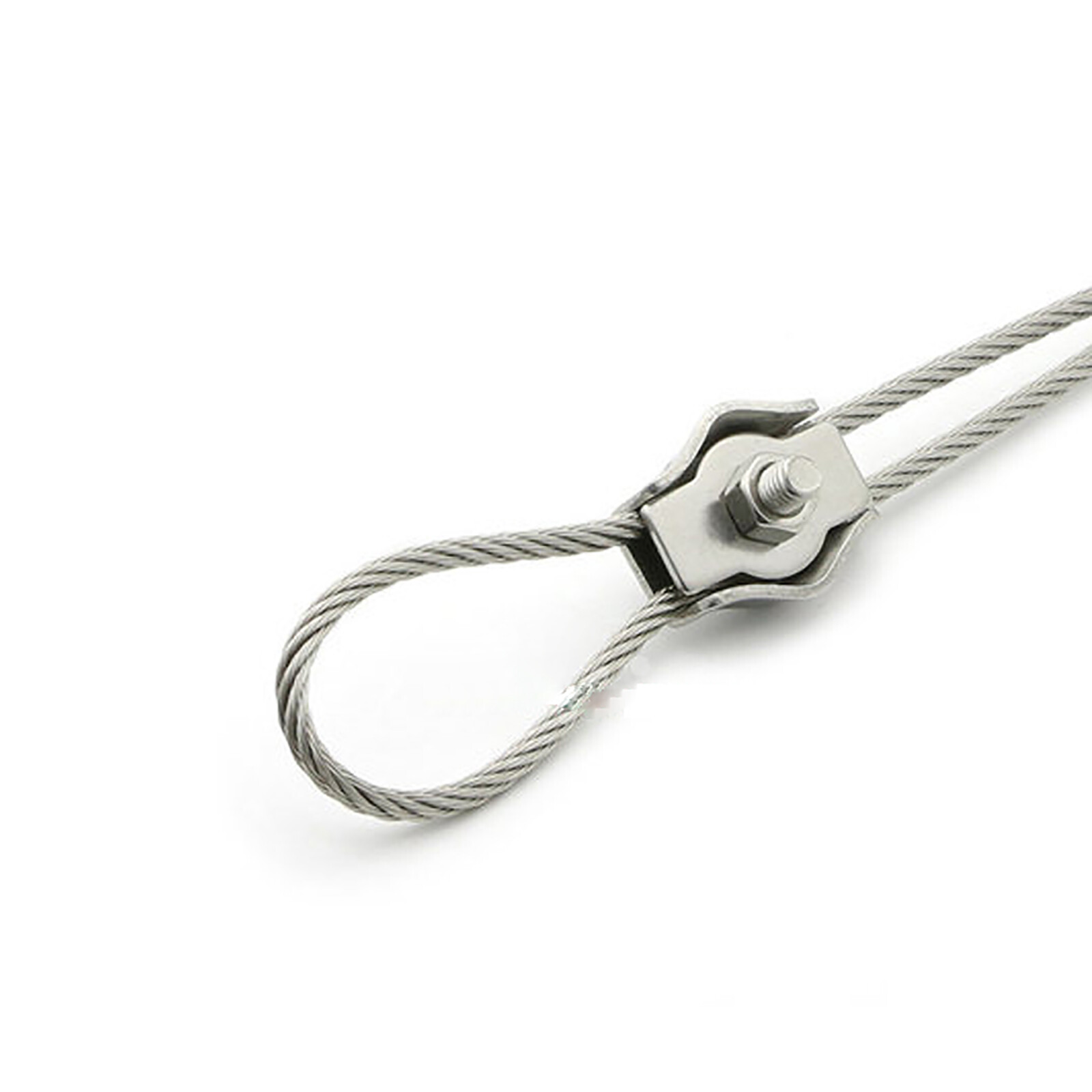Simplex Duplex Steel Wire Grip 304/316 Stainless Grips Clamp Clips Rope