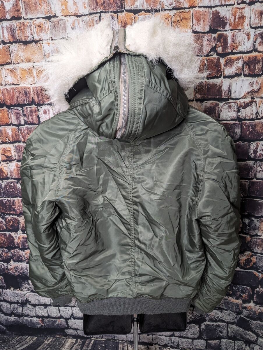 Vintage ALPHA INDUSTRIES N-2B Flying Mans Fur Hooded Parka Vintage ALPHA INDUSTRIES N-2B Flying Mans Fur Hooded Parka