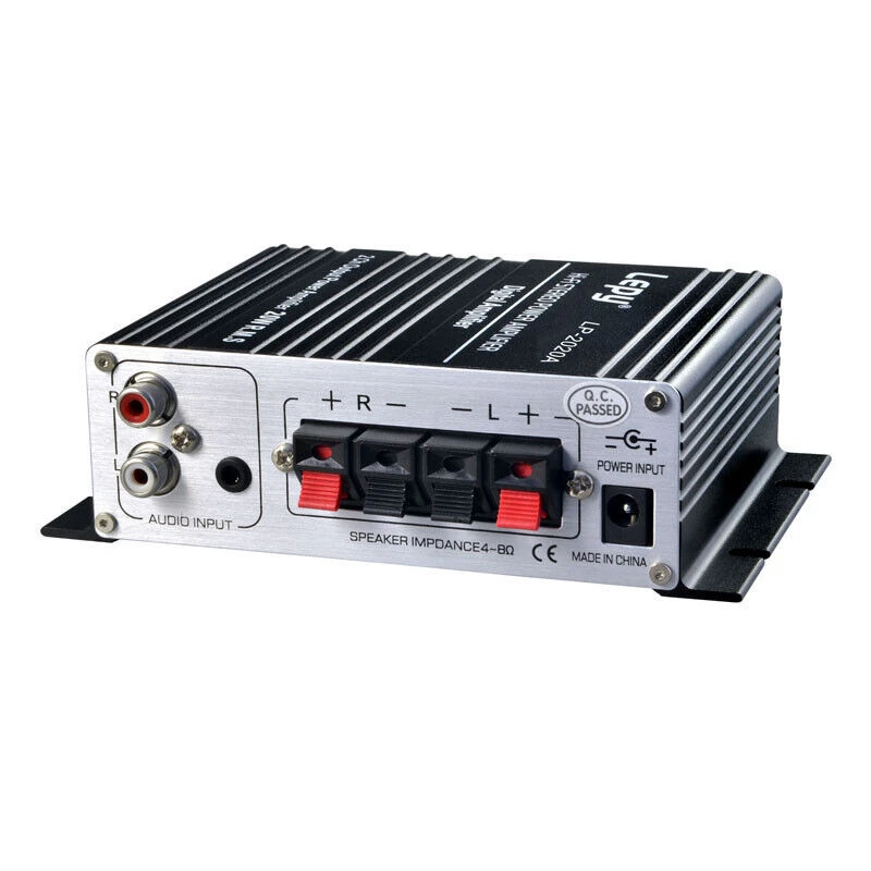 Lepy LP-2020A HiFi Stereo Digital Power Amplifier Home Car Auto Audio Amp 20W×2 - Image 2 of 4