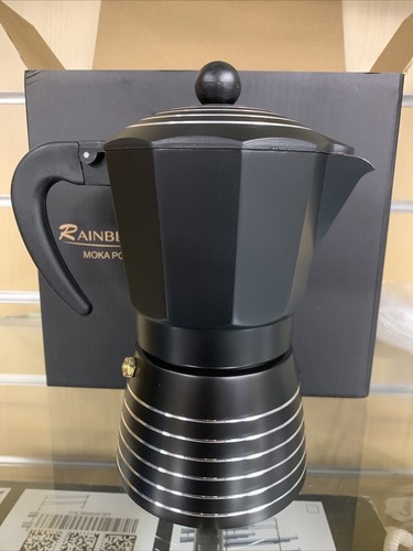 RAINBEAN Moka Pot 6 Cup Set Espresso Maker, Steam Italian Stovetop Coffee Makers - Picture 11 of 17