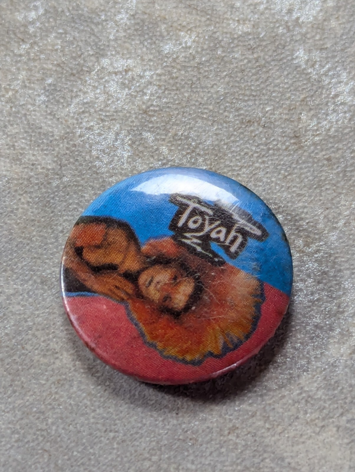 Vintage 80's Toyah Pin Badge Purchased Around 1986 Rare image 3