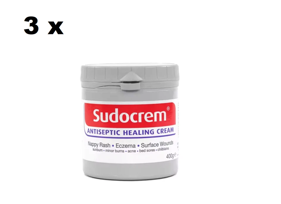 3 x Sudocrem Antiseptic Healing Cream 125g 175g 250g 400g - Image 2 of 3
