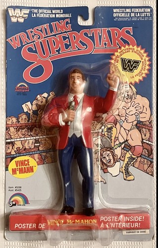 1987 LJN Wrestling Superstars Series 4 Vince McMah...