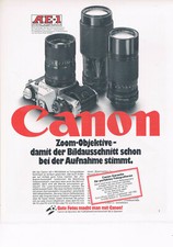 Canon Werbeanzeige Werbung Canon AE-1 #4