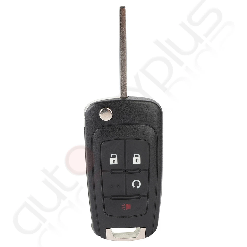 2 botões remotos chaveiro de carro para Chevrolet Equinox 2010 2011-2013 2014 2015 2016 - Imagem 2 de 4