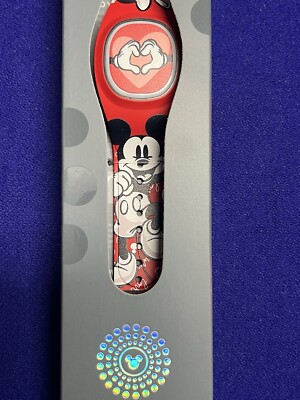 2025 Disney Parks Mickey And Minnie Valentine's Day MagicBand Plus