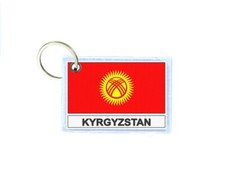 Holder Keys Key Keys Printed Double Face Flag Ks Kyrgyzstan