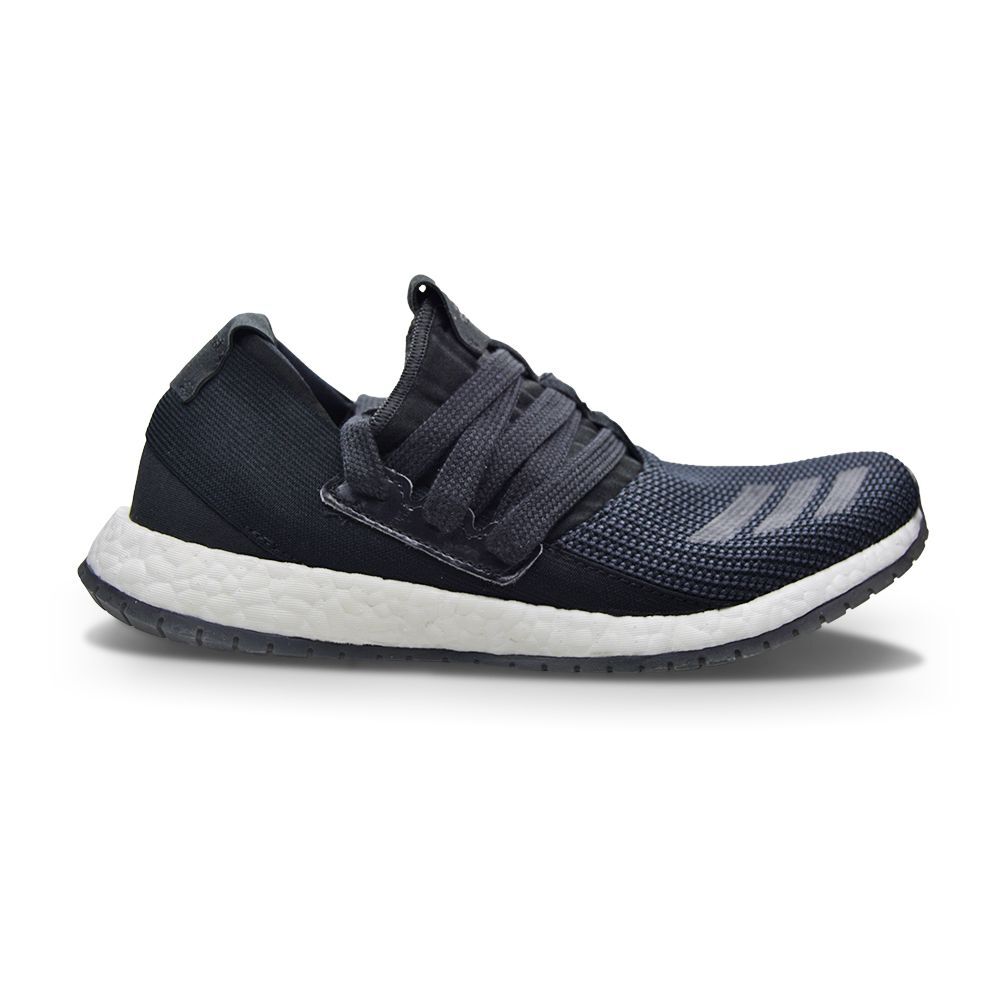 Mens Adidas PureBOOST R m AQ3486 Black White Trainers