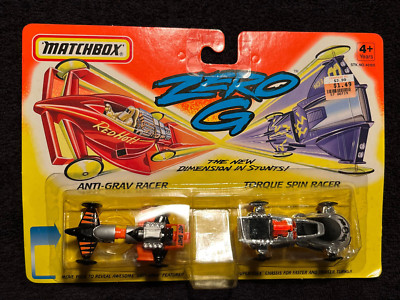1995 Matchbox Zero G Anti-Grav and Torque Spin Racer - Unopened Package