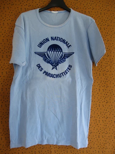 Vintage Union Nationale des Parachutistes Armée France T-Shirt - S
