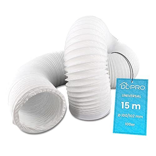 DL-pro Tubo di scarico, 15 m, Ø 100/102 mm, per 100 condizionatori (T6u)