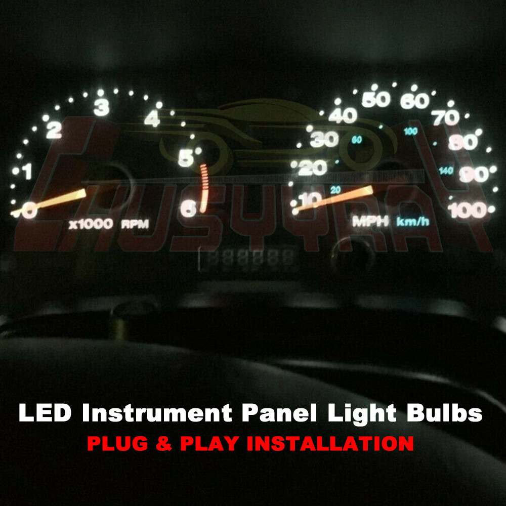 For Ford F150 F250 8* T10 168 194 LED Instrument Panel Dash Lights