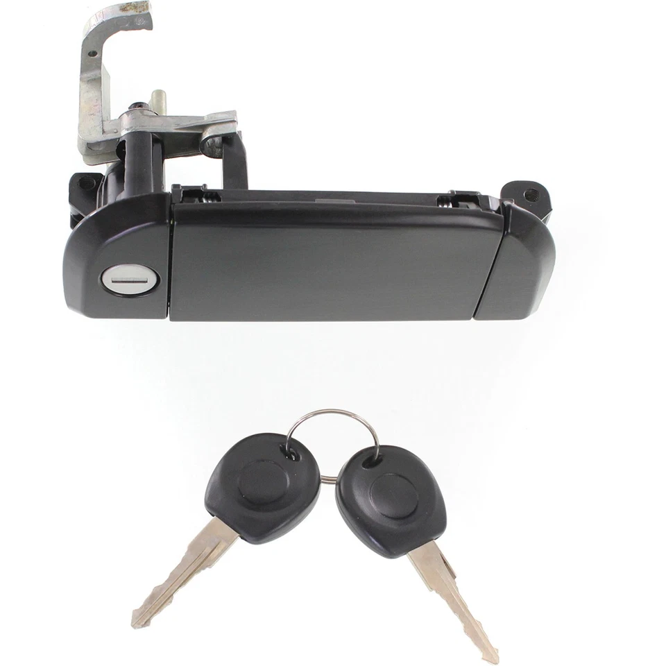 Nueva manija de puerta lado derecho pasajero delantero VW negra lisa mano derecha 701837206 EE. UU. Foto 4 de 4