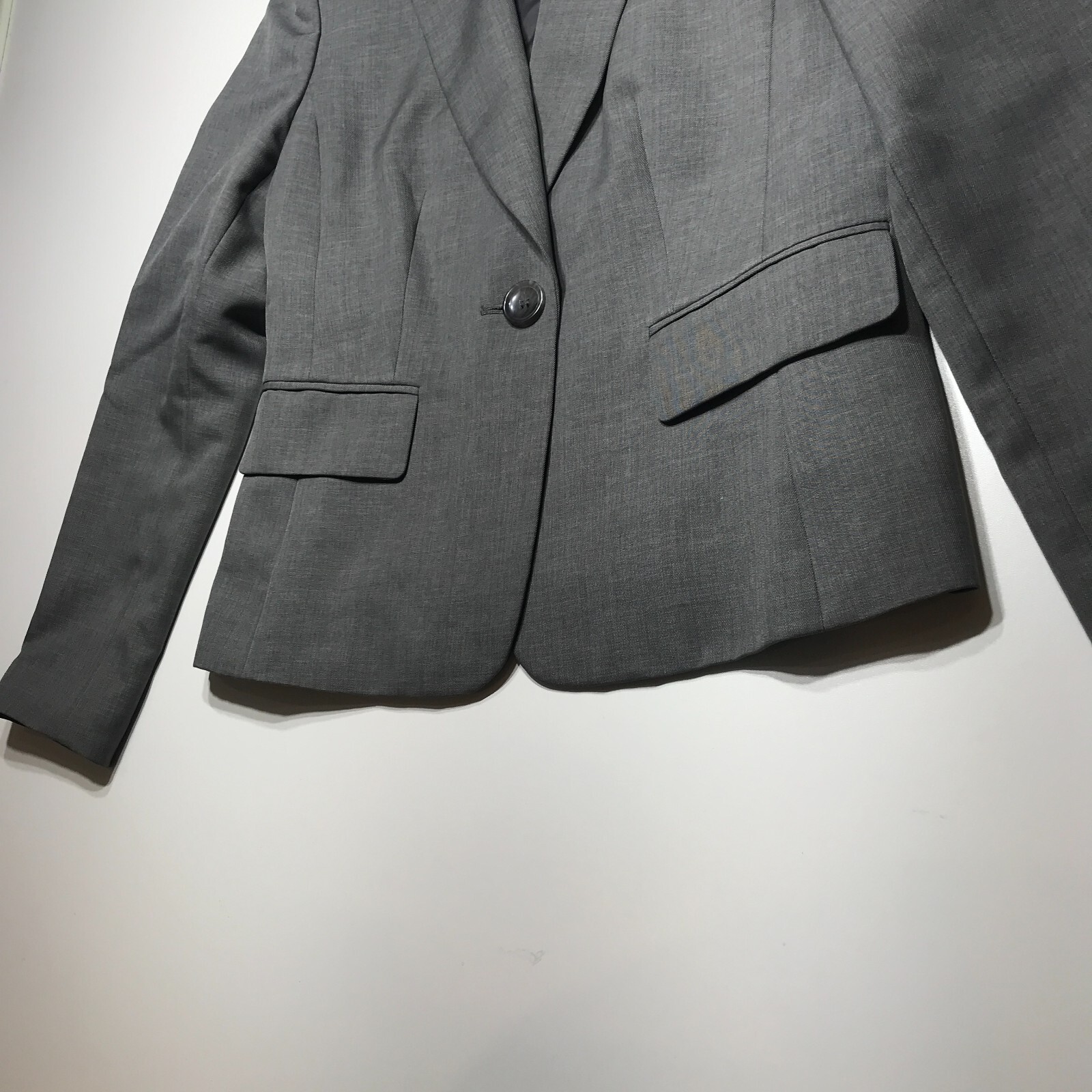Evan Picone Essentials Gray Blazer Jacket One But… - image 6
