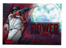 2019 Stadium Club Power Zone Red #PZ15 Ronald Acuna Jr.