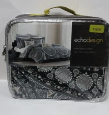 Echodesign Twin Duvet Cover Caravan Onyx
