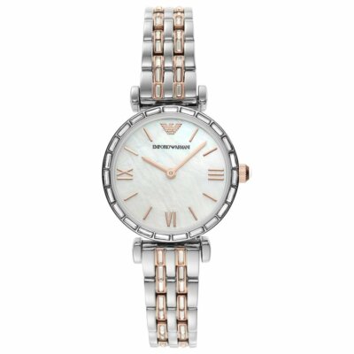 AR11290 Mother of Pearl, Silver & Rose Gold Stainless Steel  display picture 3