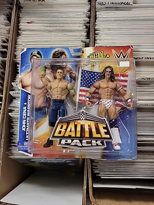 NIP WWE Ultimate Warrior & John Cena Battle Pack Series 31 Mattel  Action Figure