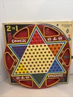 Vintage Chinese & Regular Checkers Metal Game Ohio Art #538 Board & Box ONLY