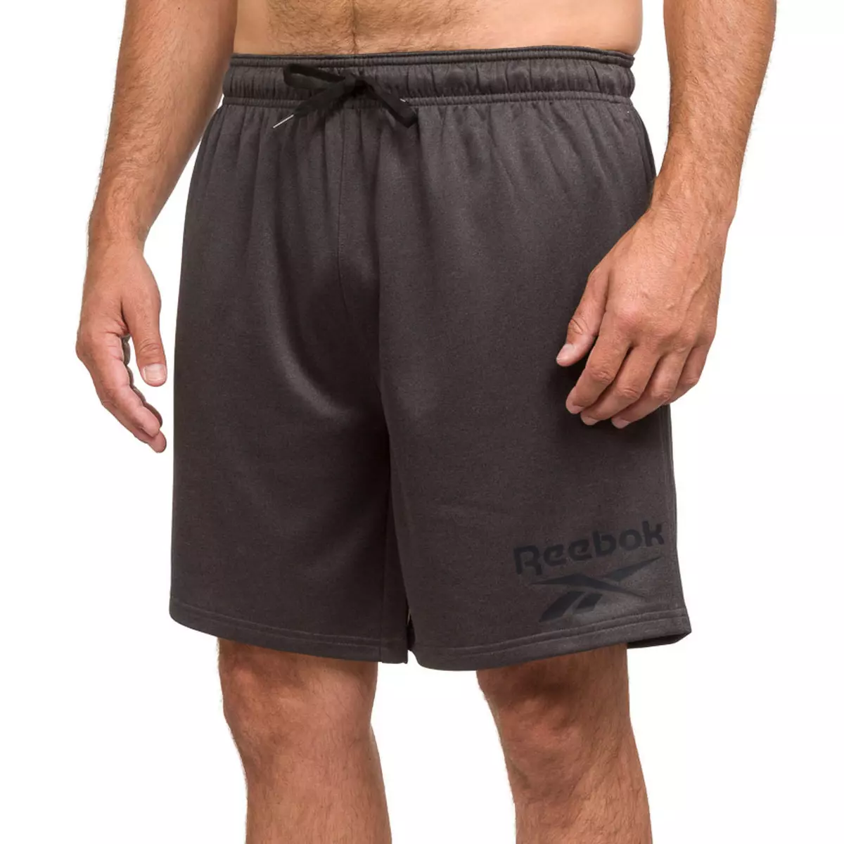NWT Men s Dark Gray Reebok Active Shorts LARGE Running Training