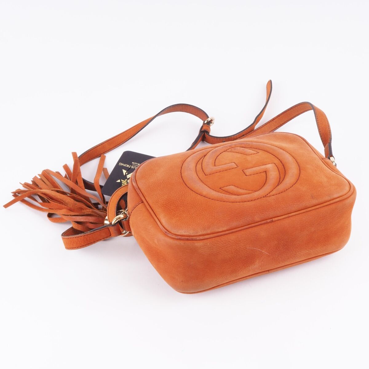GUCCI 308364 498879 Soho Whiskey Natural Leather Designer GUCCI 308364 498879 Soho Whiskey Natural Leather Designer
