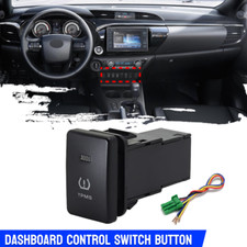 Blue Back Light LED Dashboard Control Switch Button For Toyota Prado Mitsubishi
