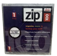 Iomega Zip 100 MB Disk IBM Formatted ZIP Disk New 