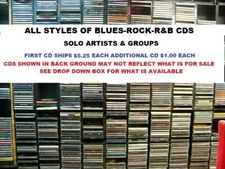 All Styles of Blues, Rock, R&B Solo Artists & Groups CDS