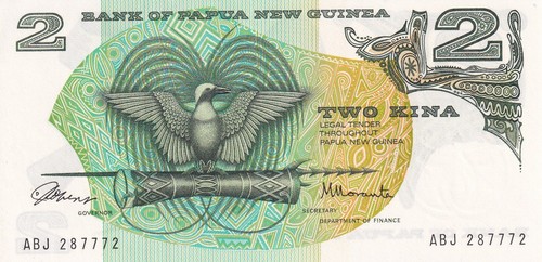 Papua 2 kina 1975 P-1 GEM UNC
