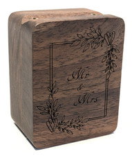 Mr. Mrs. Wedding / Engagement Ring Box, Proposal Ring Box