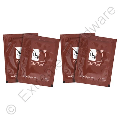 4 x Pieces of Noctua NA-SCW1 Cleaning Wipes for Removing Thermal Compound Paste