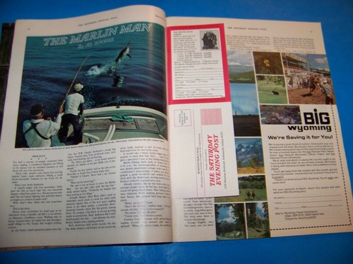 Saturday Evening Post Mark Spitz & Coach Councilman NASA Space Shuttle 1973 - Picture 7 of 12