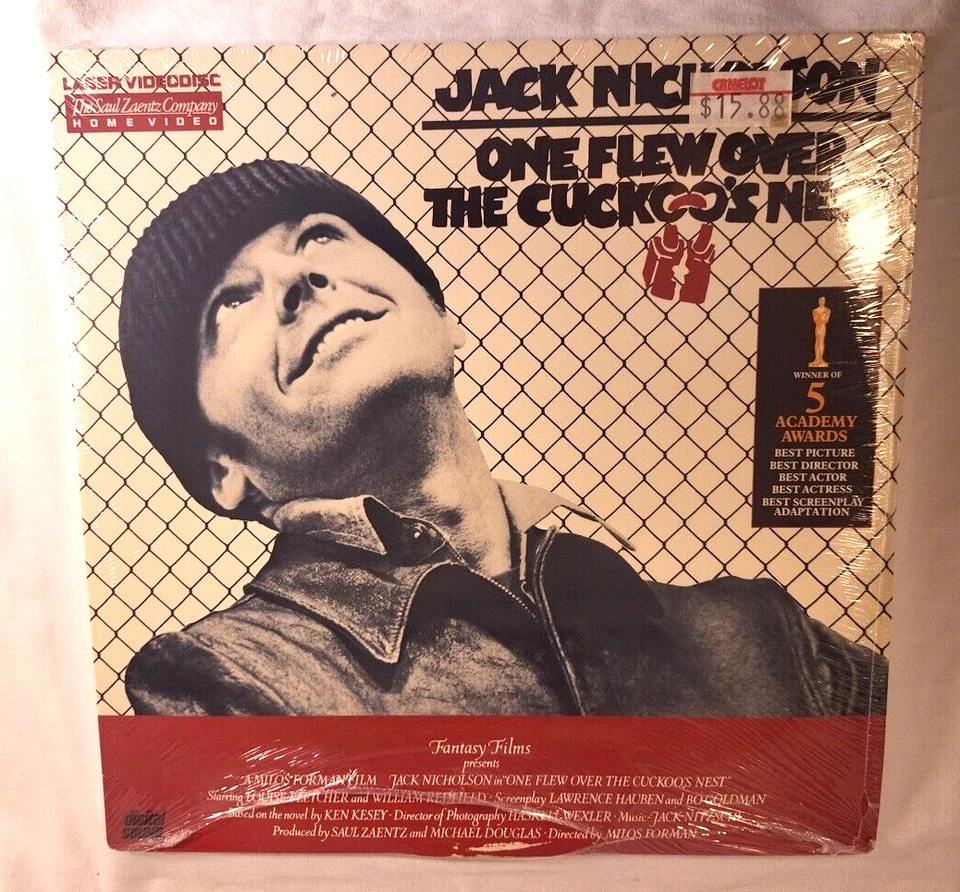 One Flew Over the Cuckoo's Nest (Laserdisc) *SEALED, read desc.* Jack Nicholson - Image 2 of 4