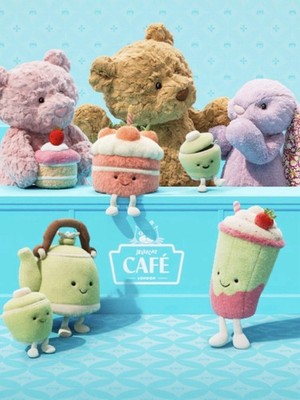 Jellycat Shanghai Exclusive Strawberry Cake Leola Bear
