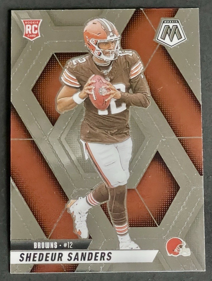 2025 Panini Mosaic Shedeur Sanders Rookie RC #302 Browns