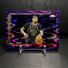 2025-26 Topps Chrome - Jose Alvarado #144 Purple Wave Refractor /75