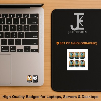 Linux Distro Case Badge Sticker   OEM & Custom Decals for PC, Laptops & Servers