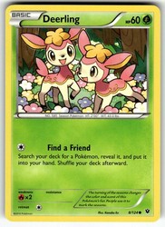 Deerling 8/124 Fates Collide Common Pokémon Card
