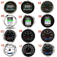 52mm 85mm Universale Digitale GPS Tachimetro Contachilometri Auto Barca Moto