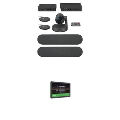Logitech Enterprise Bundle: Rally Plus + Tap Scheduler - Off-White