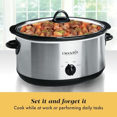 Crock-Pot SCV700-SS 7 qt. Manual Slow Cooker