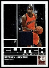 2009-10 Donruss Elite/299 / Stephen Jackson GAME-USED PATCH RELIC