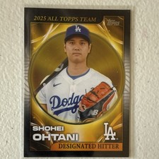 Topps 2026 Series 1 Shohei Ohtani 2025 All Topps Team Insert Gold ATT-9 Dodgers