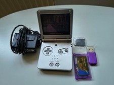 Nintendo Game Boy Advance SP Silber mit Speed...